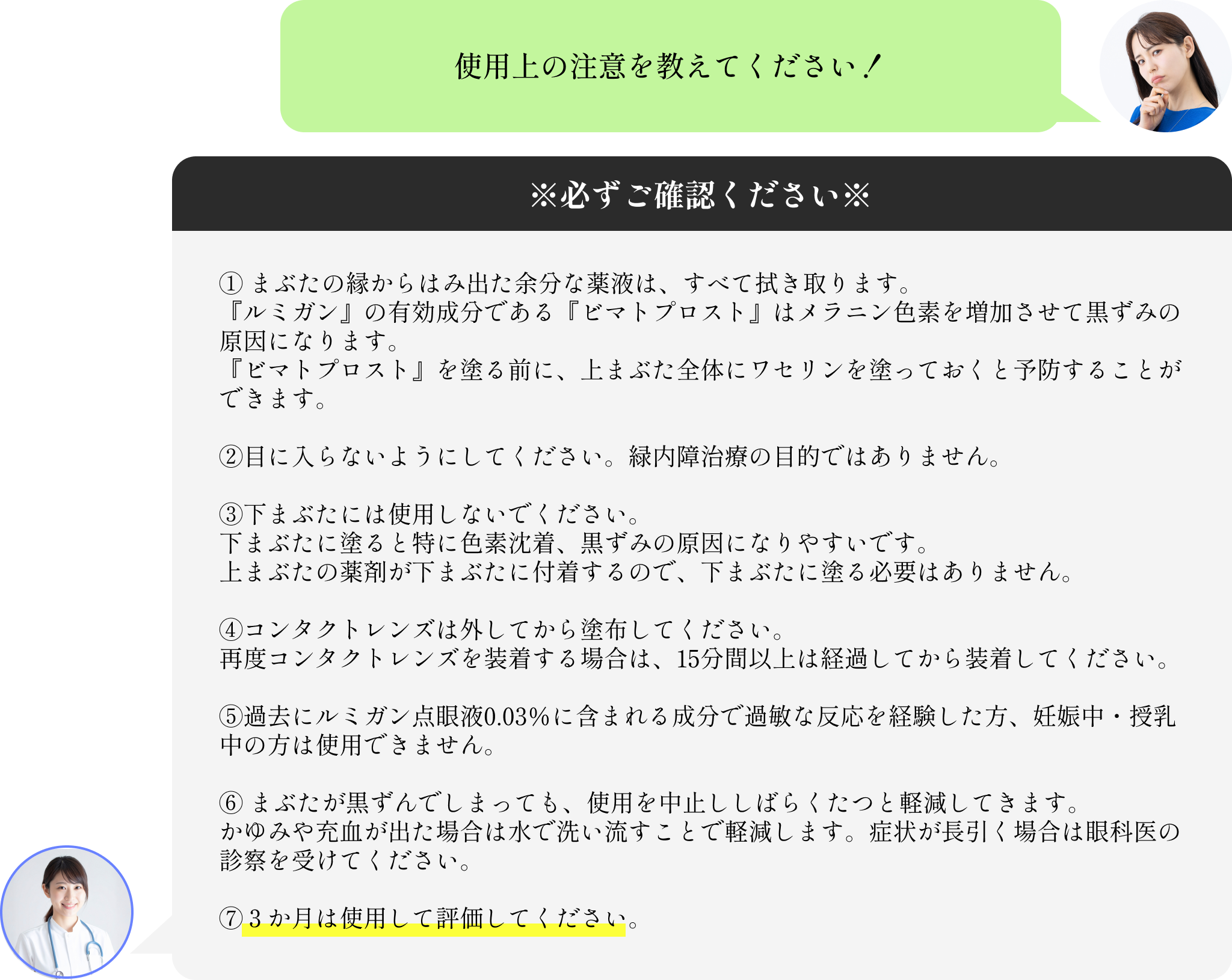 使用上の注意